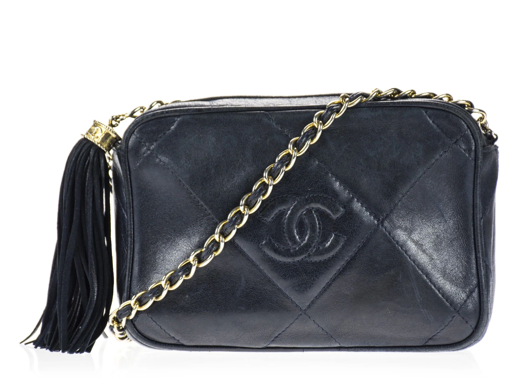 Chanel Vintage Lambskin Camera Bag | Designer-Vault