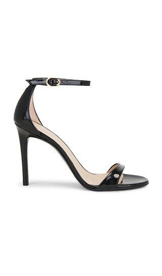Stuart Weitzman Nudist II Sandal 100 in Black. - size 9.5 | Revolve Clothing (Global)