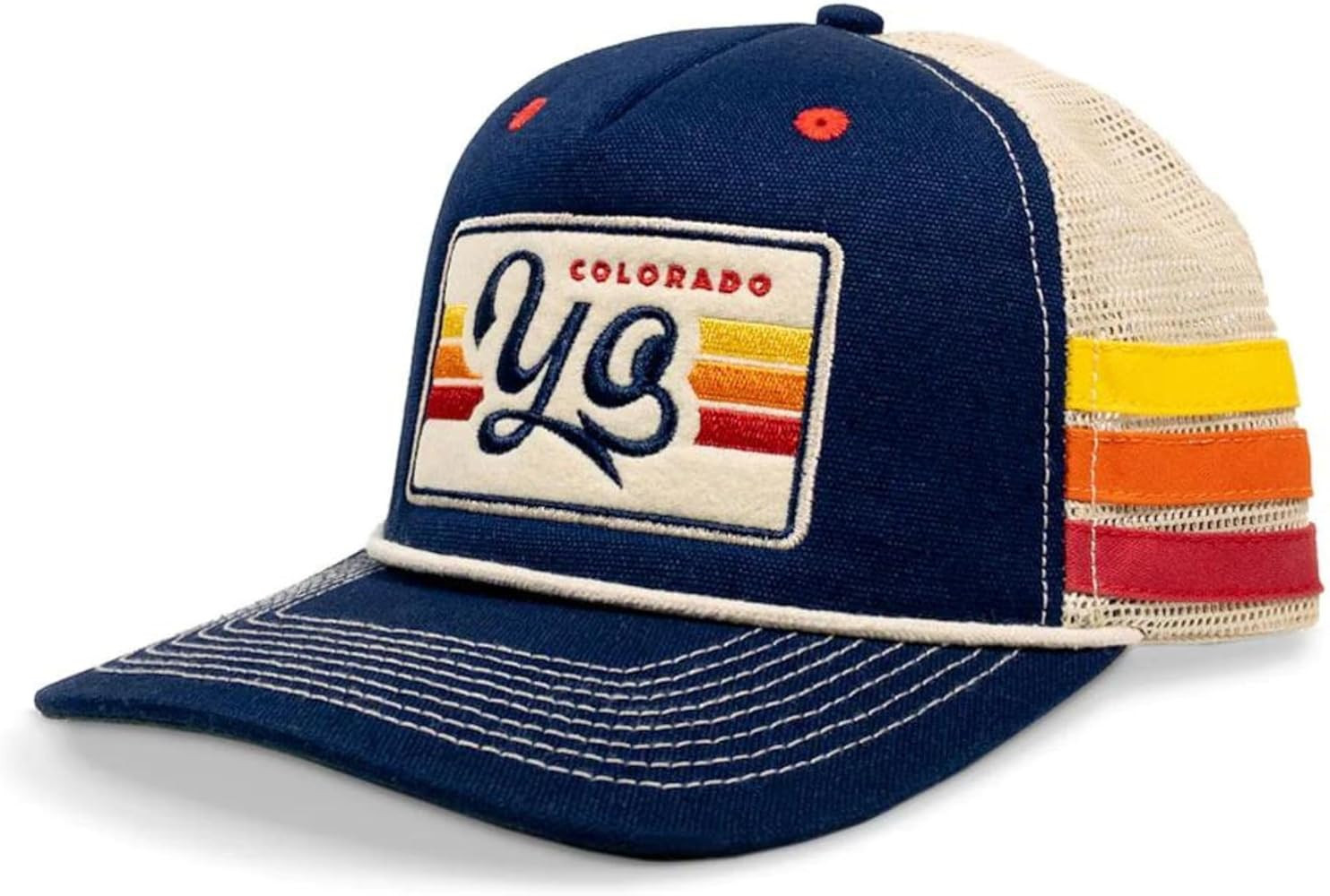 YoColorado Vintage Ranger Colorado Trucker Hat for Men & Women - Custom Hats with Double Snapback... | Amazon (US)