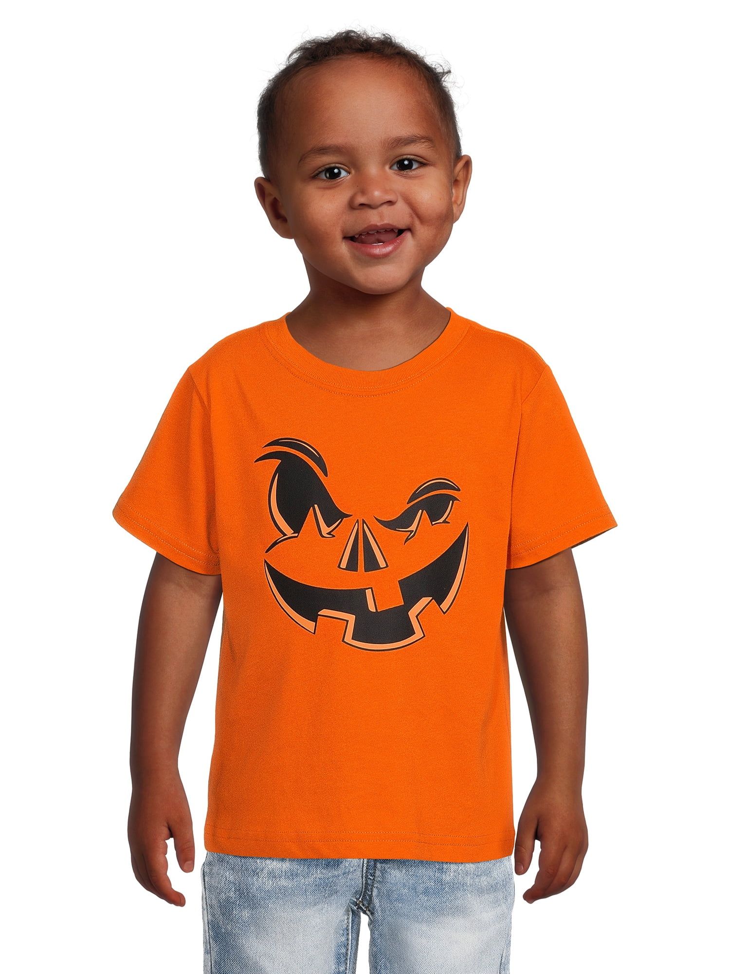 Wonder Nation Toddler Unisex Halloween T-Shirt, Sizes 12M-5T - Walmart.com | Walmart (US)