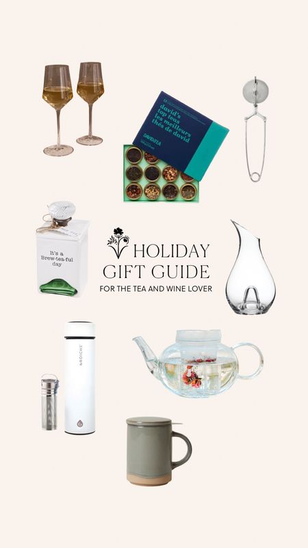 For the tea and wine lover in your life. Here’s some great picks for that person for Christmas! 

Holiday gift guide. Wine lover. Drink lover. Christmas presents. Tea lover. Holiday presents.

#LTKHoliday #LTKSeasonal #LTKhome