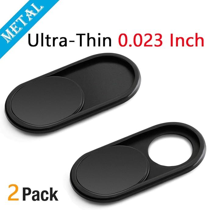 CloudValley Webcam Cover Slide[2-Pack], 0.023 Inch Ultra-Thin Metal Web Camera Cover for MacBook ... | Amazon (US)