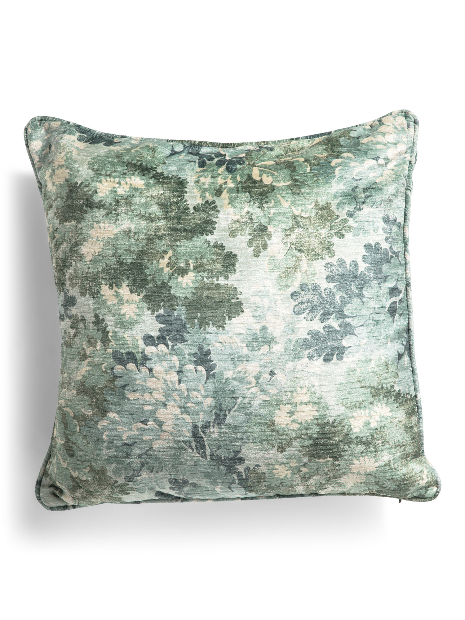 24x24 Luxe Leaf Printed Velvet Pillow | Home | Marshalls | Marshalls