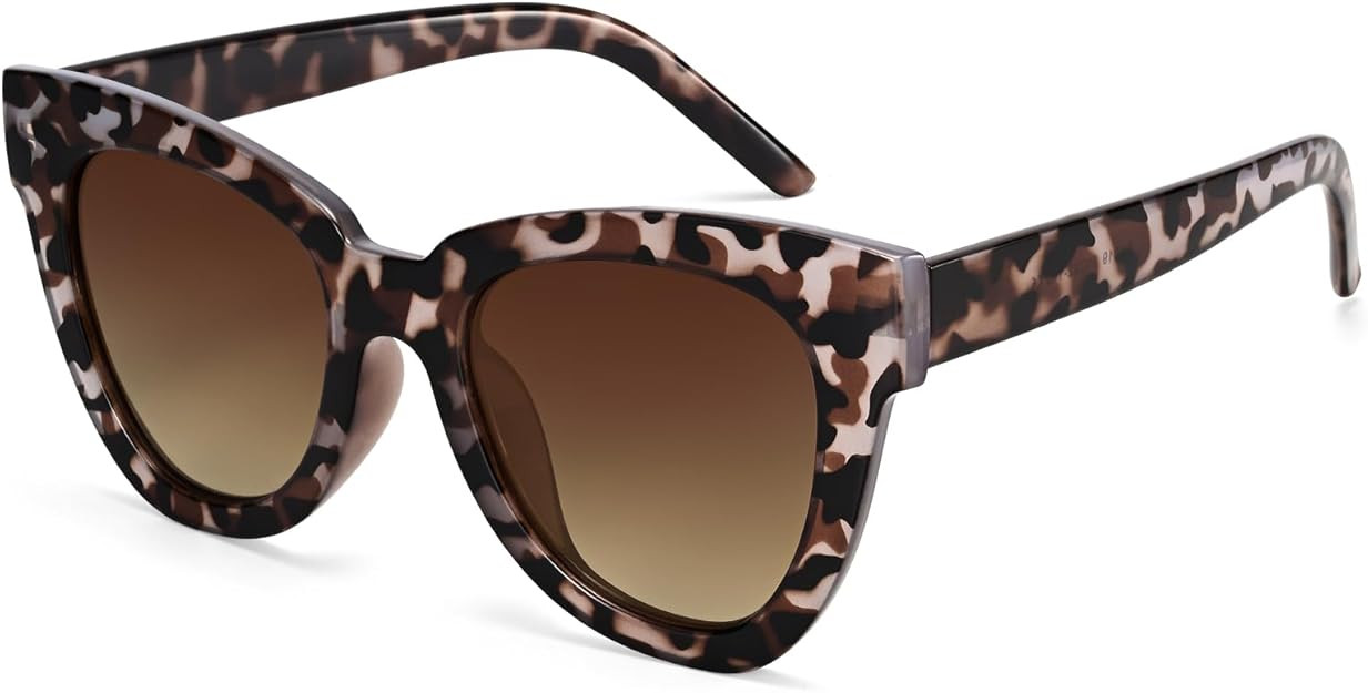 Dollger Retro Cat Eye Sunglasses Women Men Vintage Square Tortoise Shell Fashion Cateye Sunglasse... | Amazon (US)