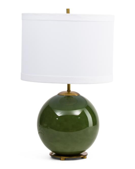 23in Glass Antique Gold Tone Table Lamp | Home | TJ Maxx | TJ Maxx