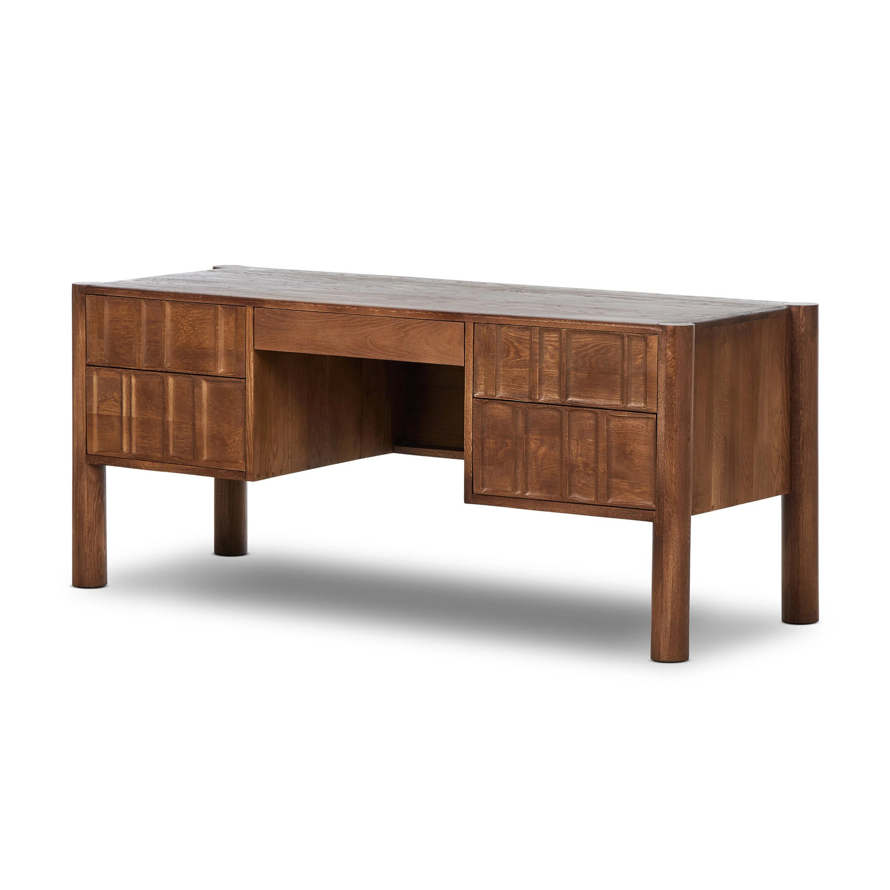 Ezri Solid Wood Writing Desk | Perigold