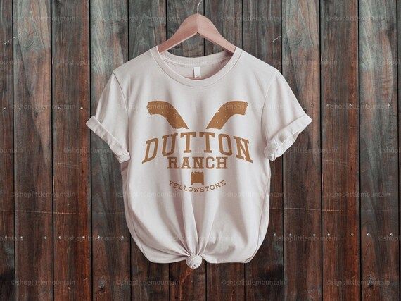 NEW Dutton Ranch T-shirt Yellowstone Shirt Montana Shirt | Etsy | Etsy (US)