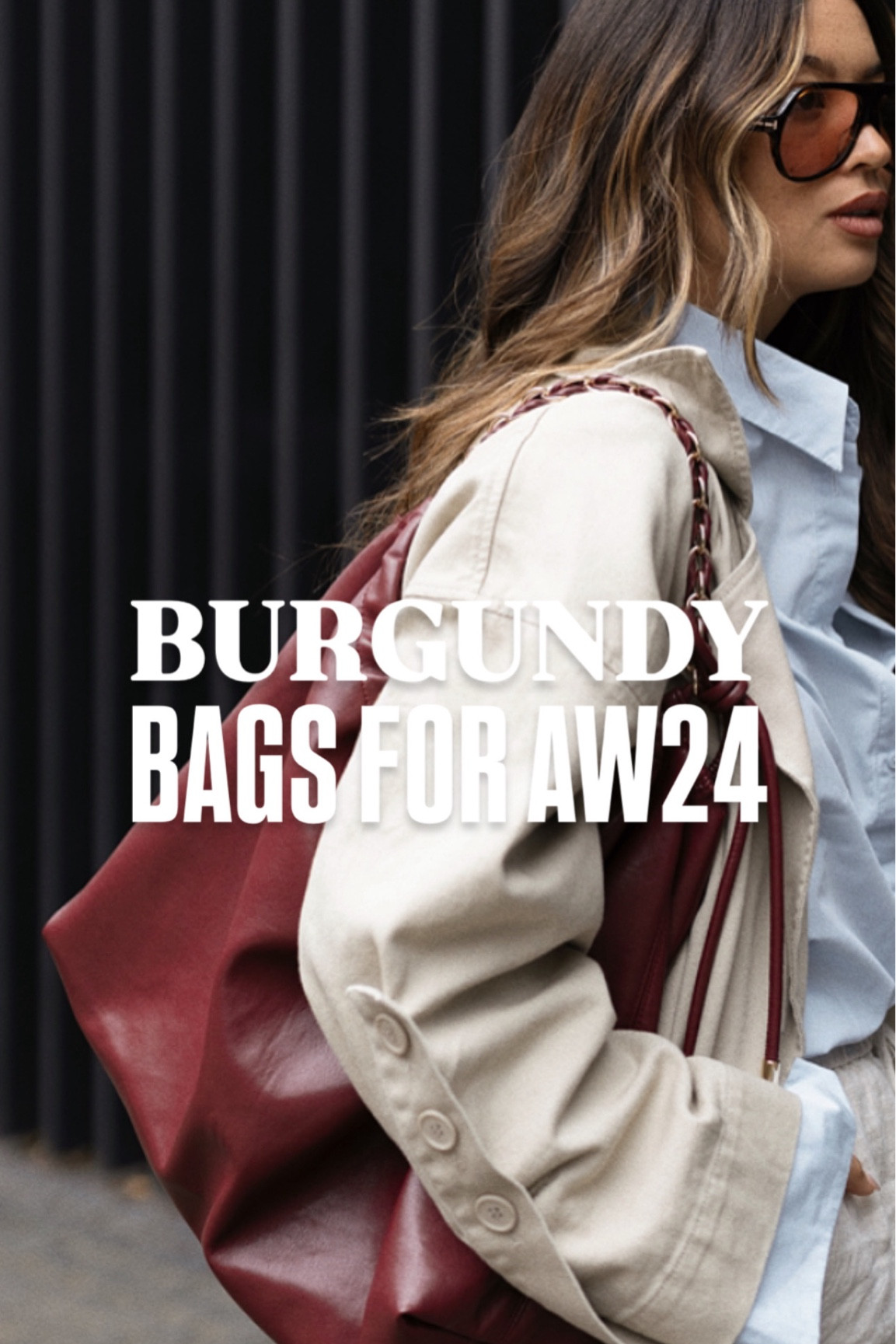 A round up of my favourite burgundy bags for 2024! #AW2024 #autumn #burgundybag 