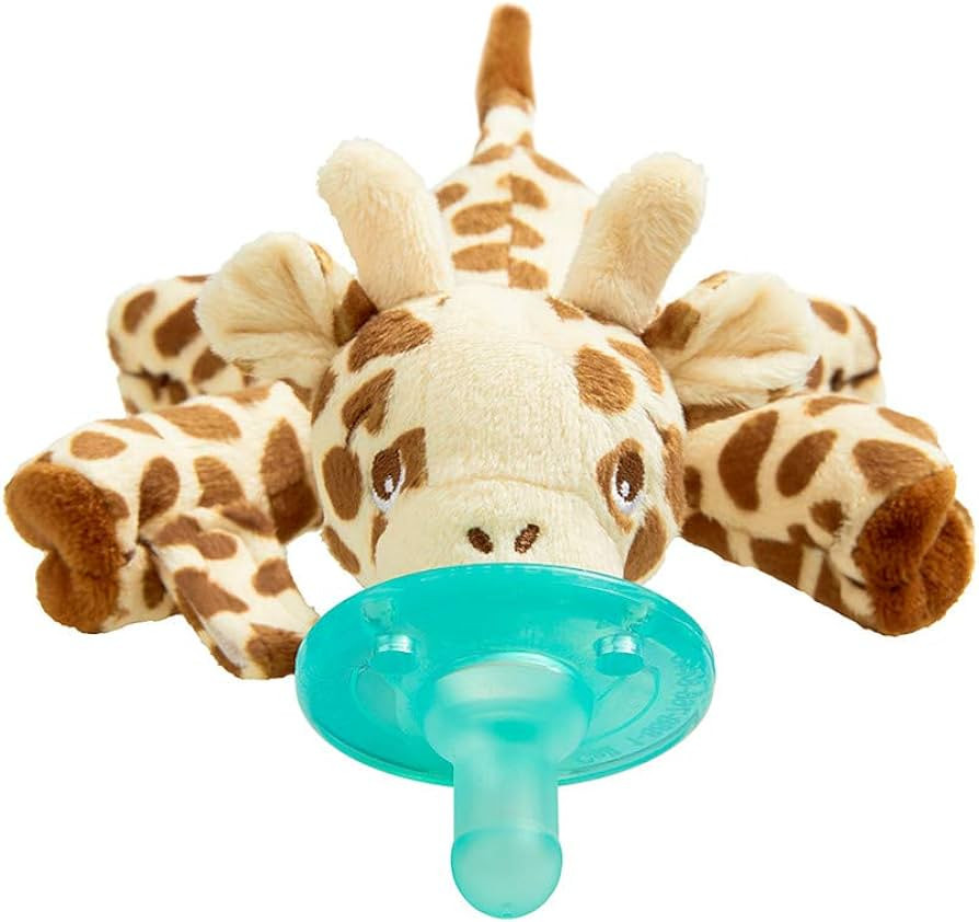 Philips AVENT Soothie Snuggle Pacifier Holder with Detachable Pacifier, 0m+, Giraffe, SCF347/01-1... | Amazon (US)