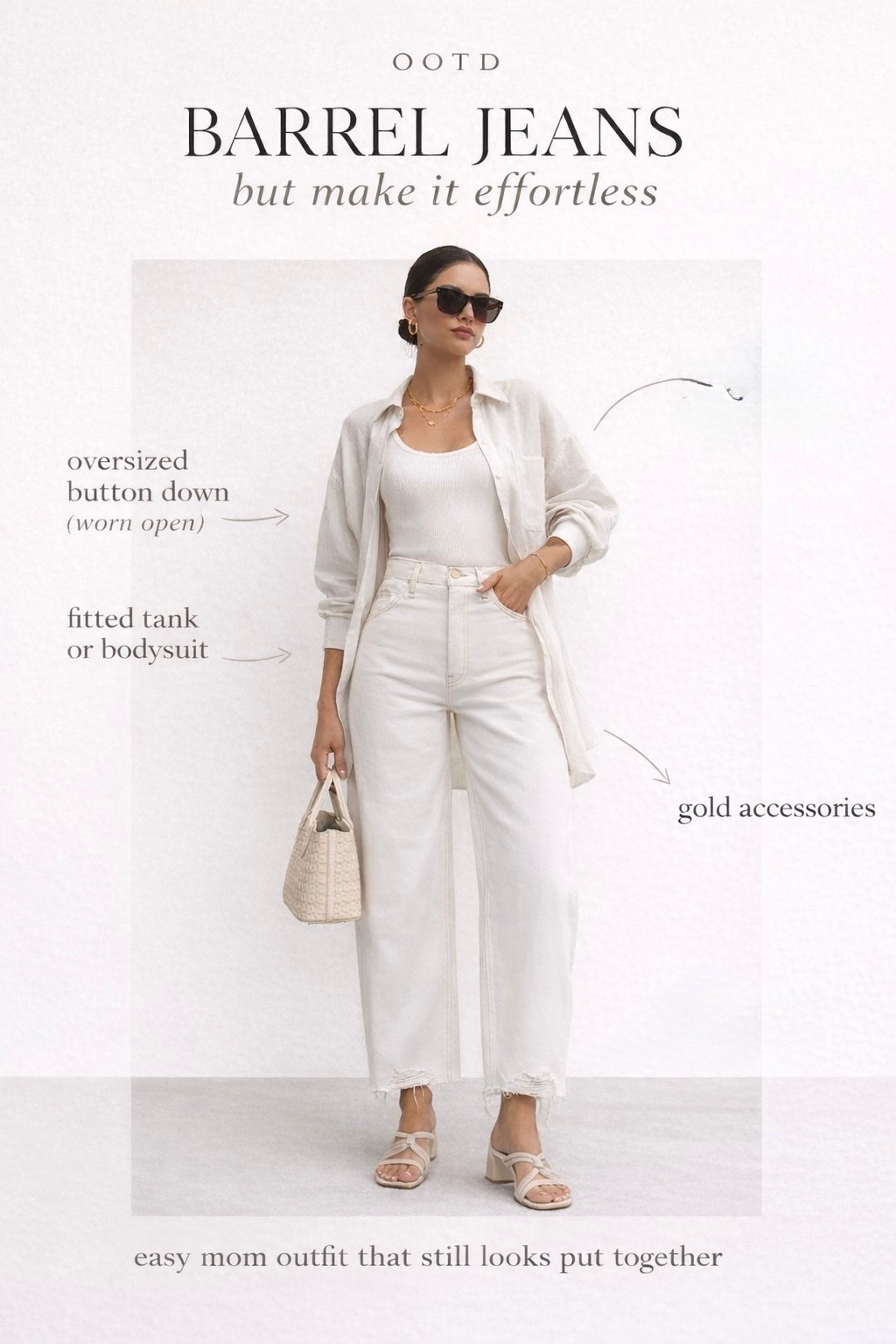 Barrel jeans OOTD 
Amazon finds 
Easy outfit idea 

#LTKSeasonal #LTKootd