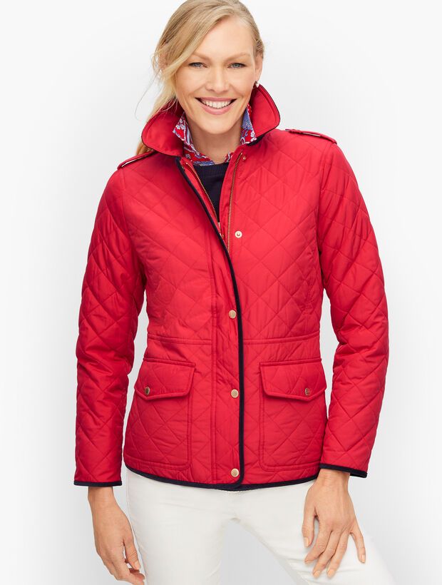 Quilted Barn Jacket | Talbots