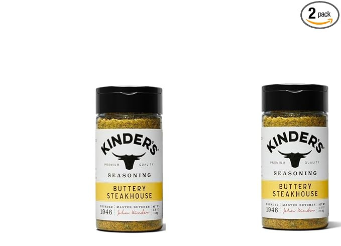 Kinder's Seasonings & Rubs - 2 bottles (Buttery Steakhouse 5.5oz) | Amazon (US)
