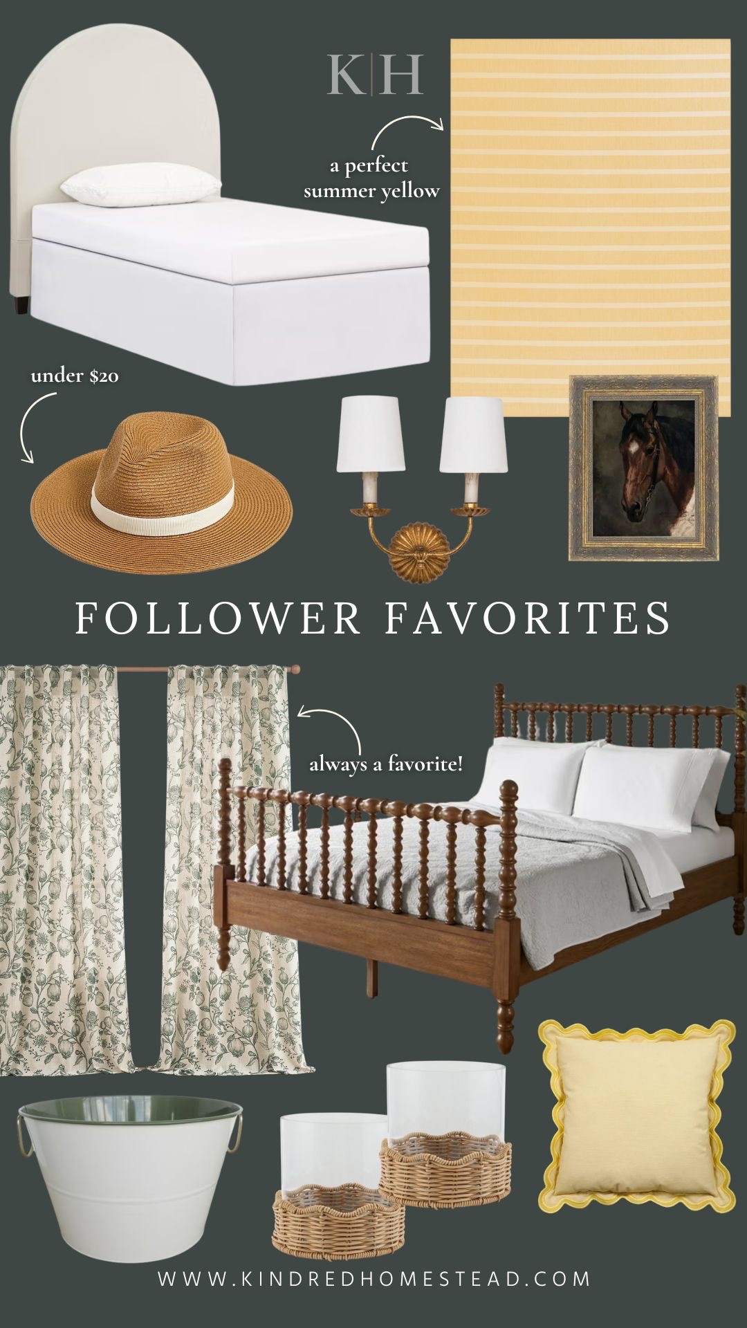 Follower favorites featuring home decor and furniture finds and spring style and outfits. 