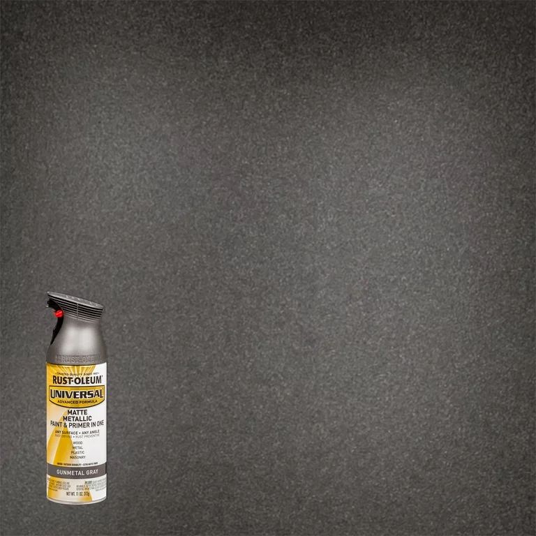 Gunmetal Gray, Rust-Oleum Universal All Surface Interior/Exterior Matte Metallic Spray Paint, 11 ... | Walmart (US)
