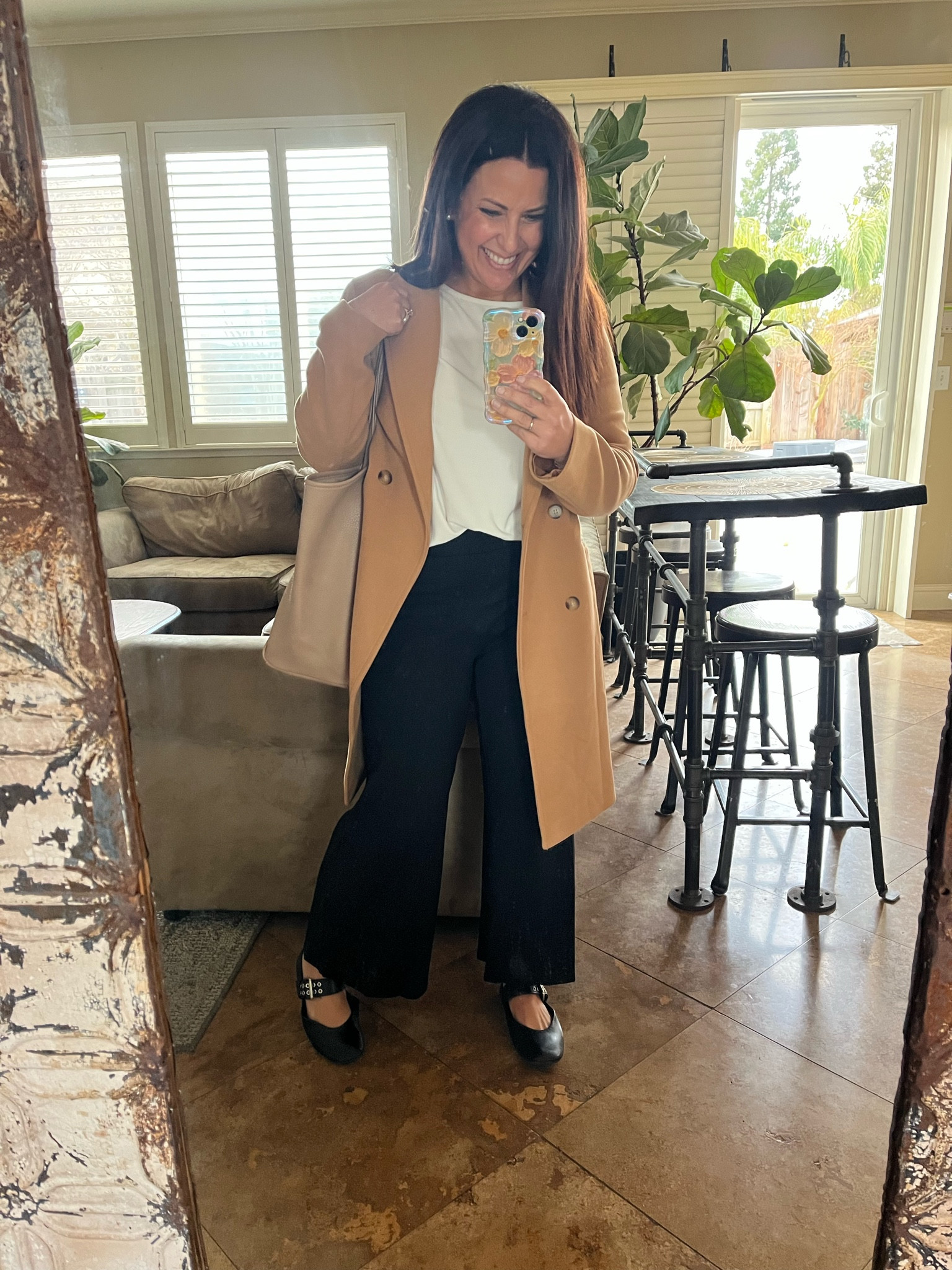 Very easy workwear outfit. My pants are pull on yoga pants with functional front and back pockets. They’re petite friendly, I’m wearing a small. 

Teacher outfit 
Wardrobe staples
Amazon Finds

#LTKOver40 #LTKPetite #LTKWorkwear