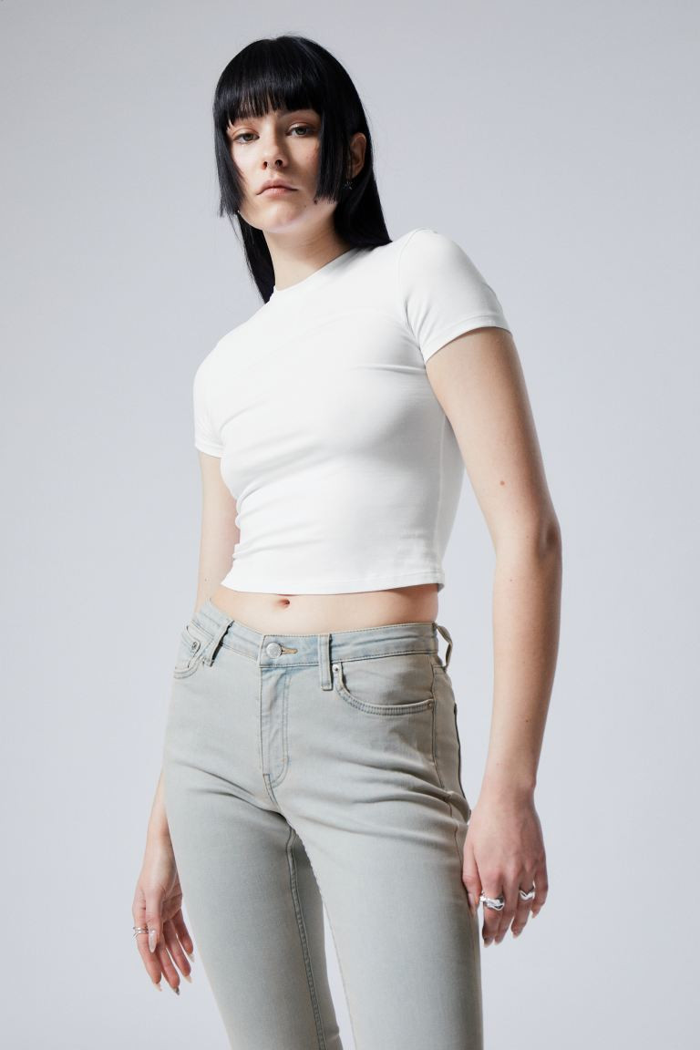 Seam Fitted T-shirt | H&M (UK, MY, IN, SG, PH, TW, HK)