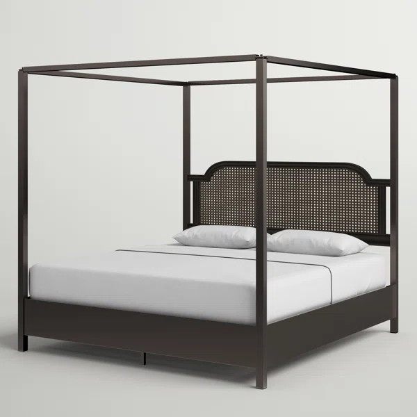 Abbel Metal Canopy Bed | Wayfair North America