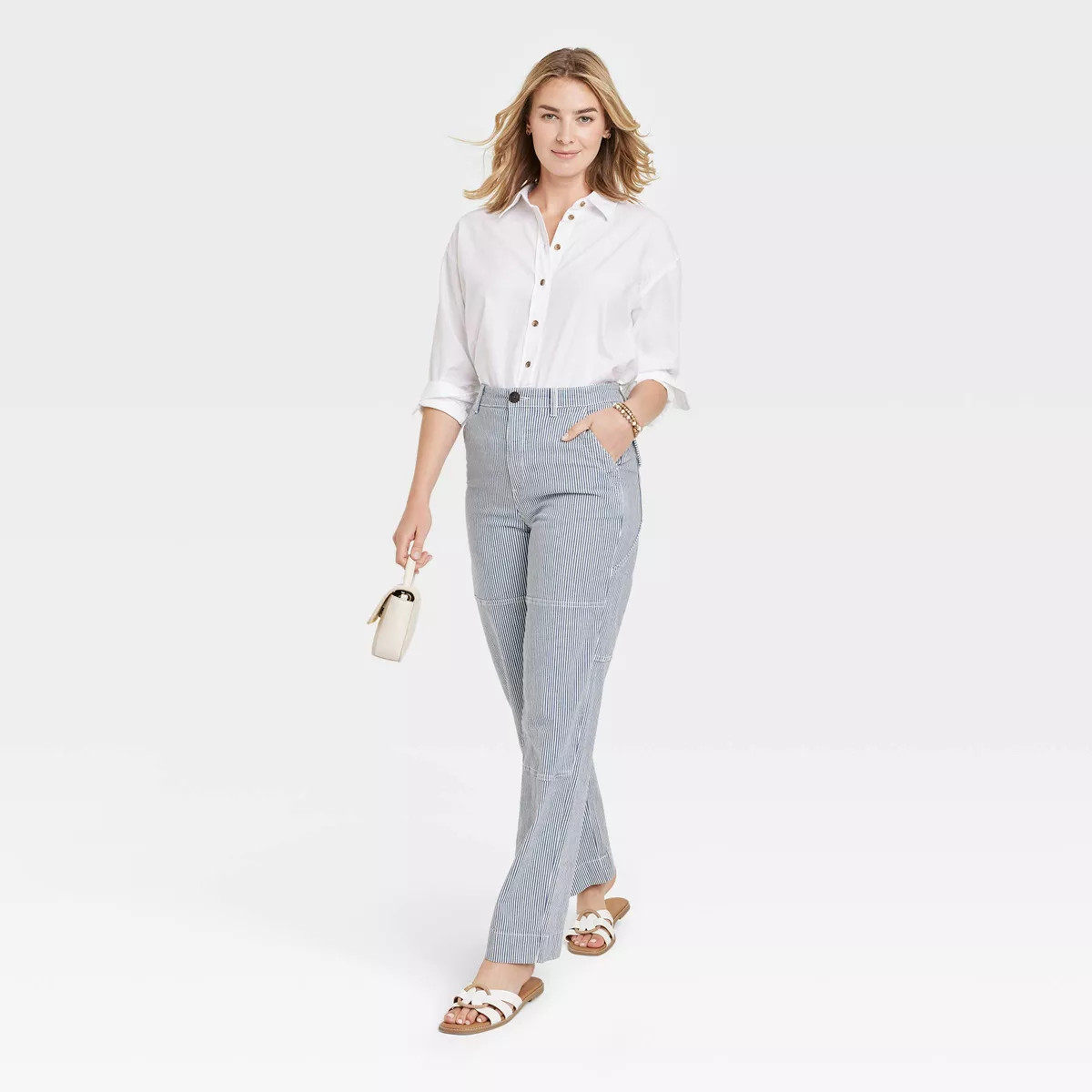 Women's Long Sleeve Oversized Button-Down Shirt - Universal Thread™ | Target