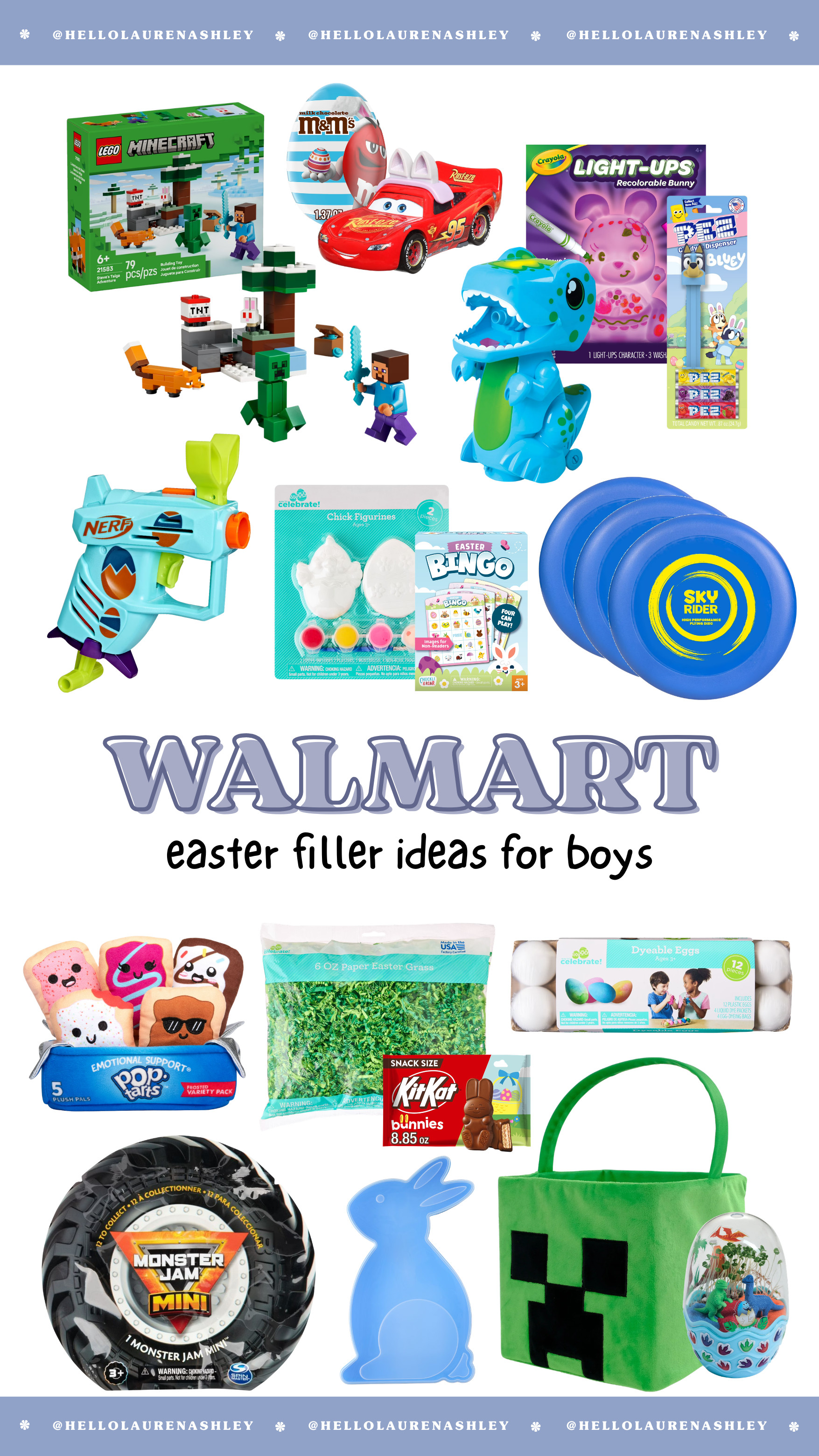Walmart Easter basket fillers for boys 🐣 Fun toys, games & non-candy ideas perfect for building the cutest Easter baskets.

walmart finds, easter basket ideas,  boy mom, easter gifts  

 #LTKSeasonal #LTKKids