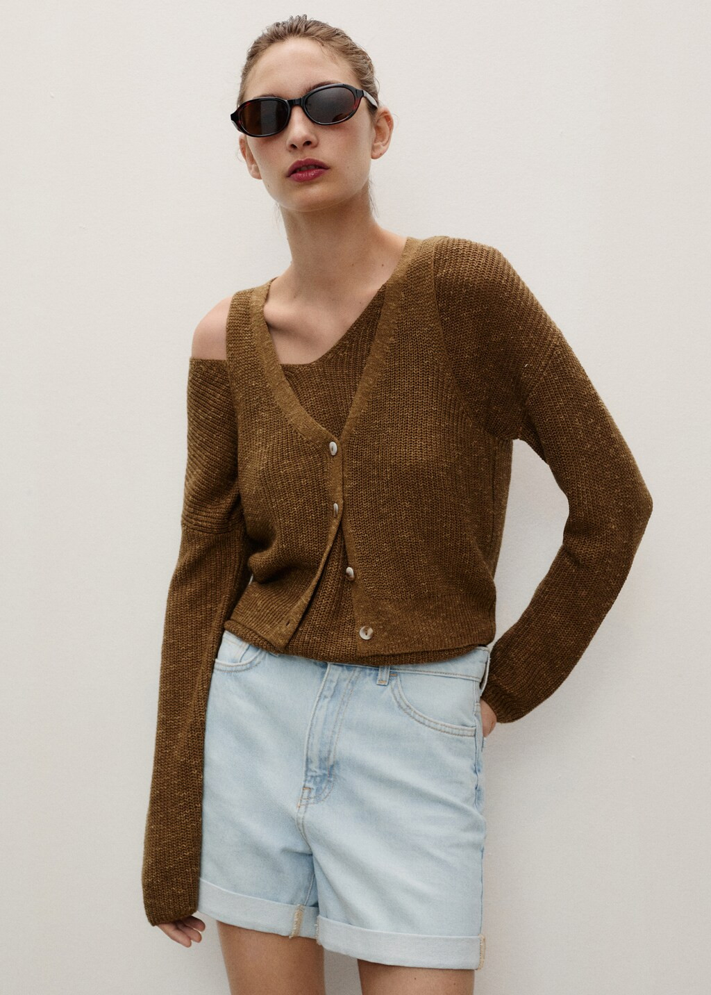 Mom-fit denim shorts - Women | MANGO USA | Mango (US/MX/AU)