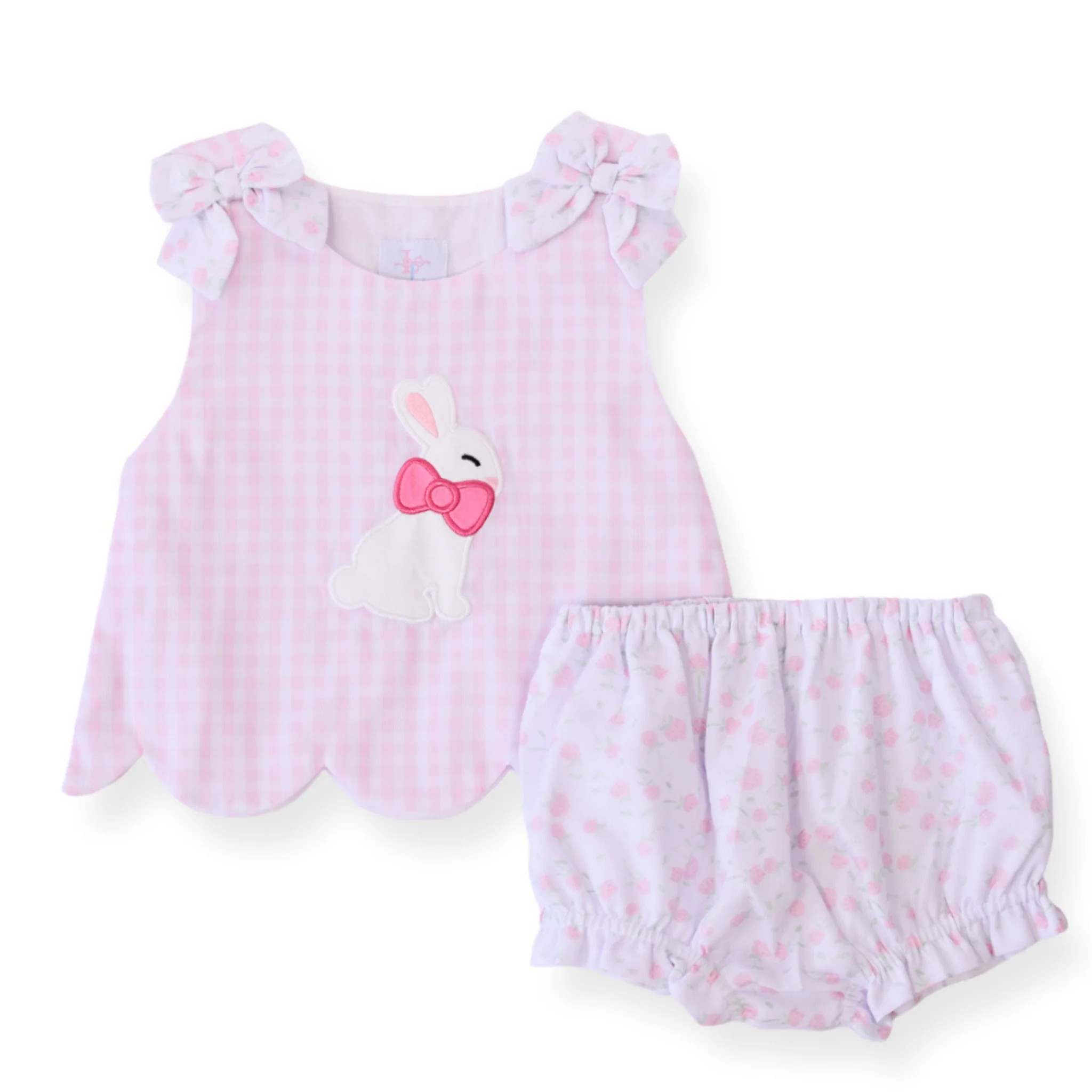 Gracelynn Easter Bunny Diaper Set | Lillie & Lilah