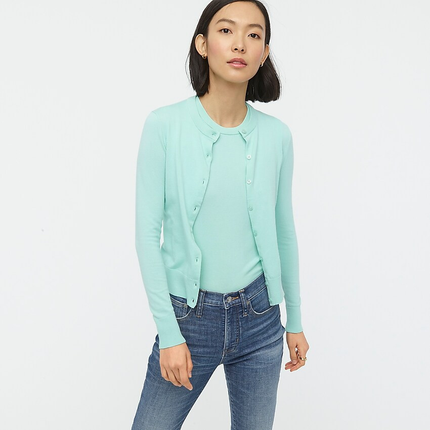 Cotton-blend Jackie cardigan sweater | J. Crew US
