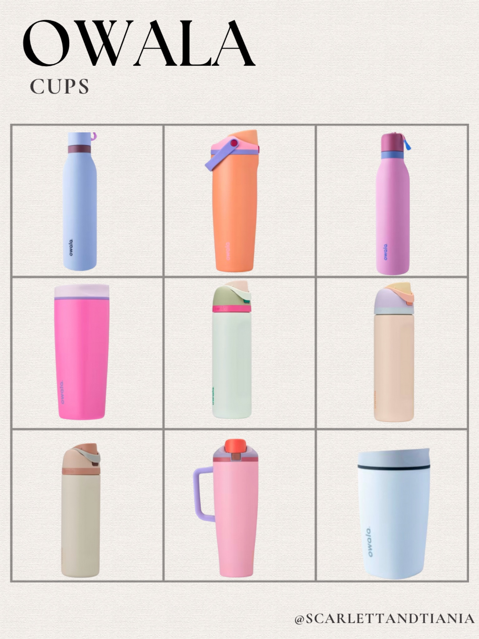 Owala has the PRETTIEST cup colors!!

Owala // water cups // to go cups // mugs // target finds // Stanley cups // travel mug // travel coffee mugs // stainless steel cups 

#LTKTravel #LTKFindsUnder50 #LTKActive