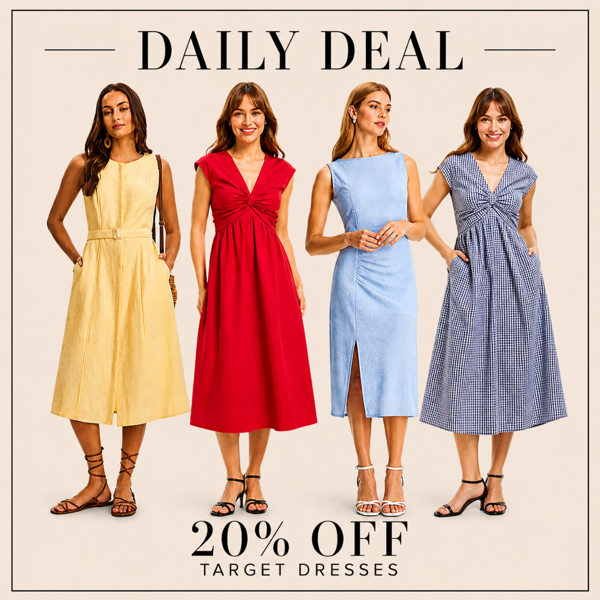 20% off Target dresses 

#LTKMothersDay #LTKPlusSize