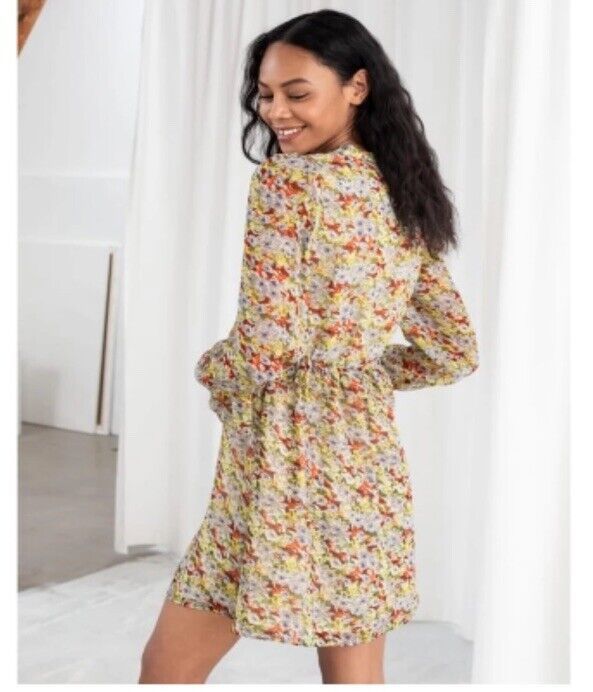 NEW! Paris Atelier & Other Stories Floral Dress Anthropologie Kate Middleton | eBay US