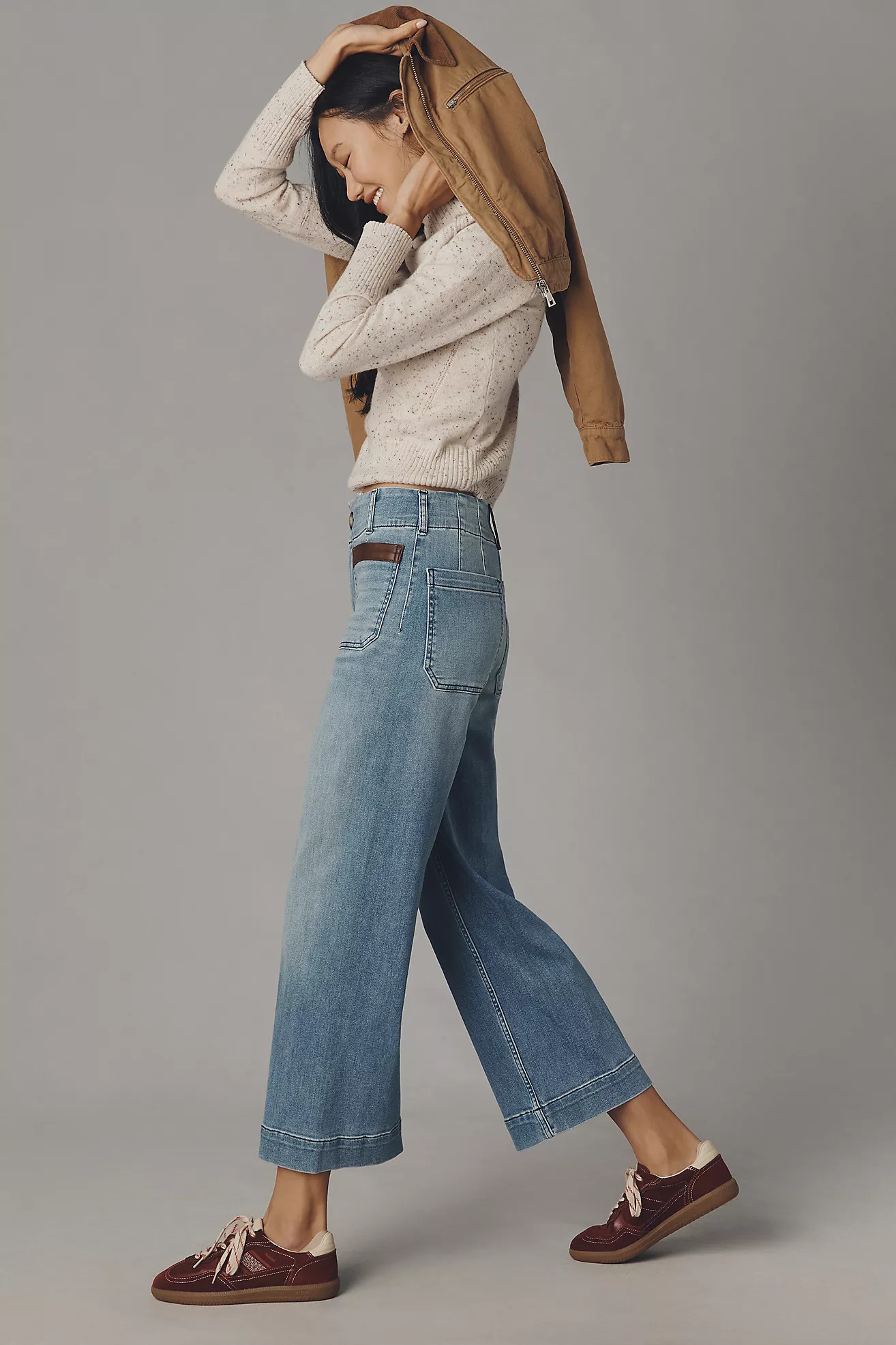 The Colette High-Rise Wide-Leg Jeans by Maeve | Anthropologie (US)