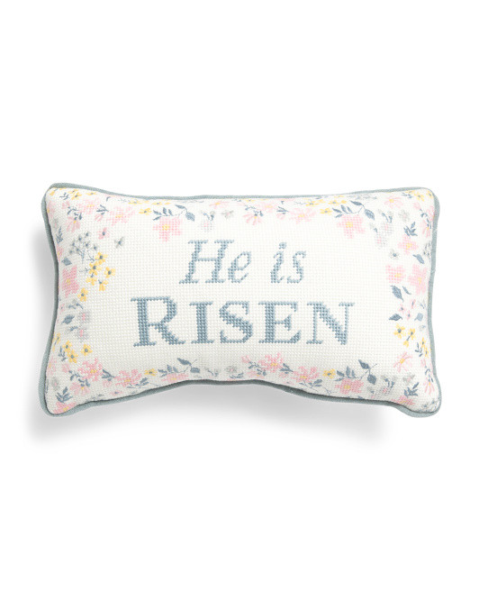 9x15 He Is Risen Pillow | TJ Maxx