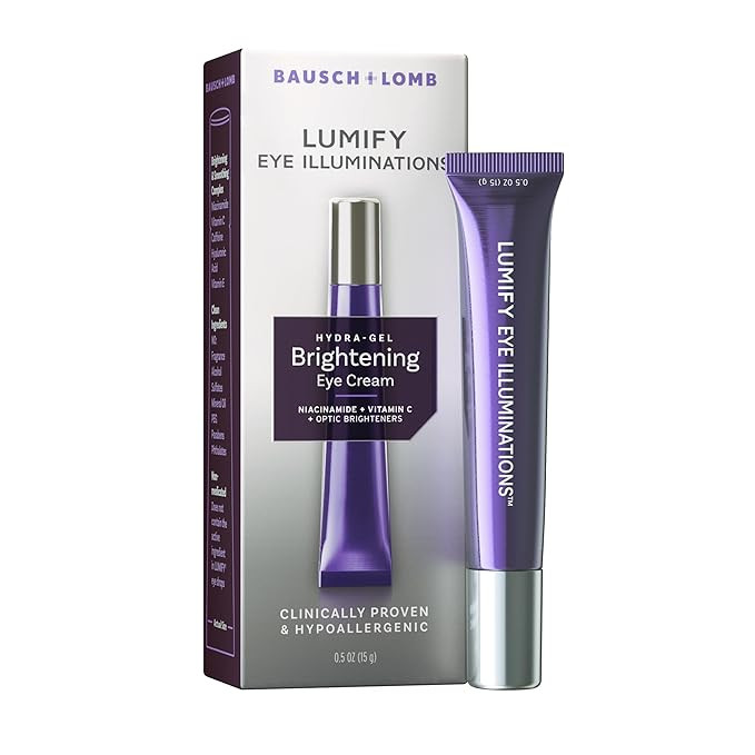LUMIFY Eye Illuminations Hydra-Gel Brightening Eye Cream, Vitamin C, Caffeine, Niacinamide & Hyal... | Amazon (US)