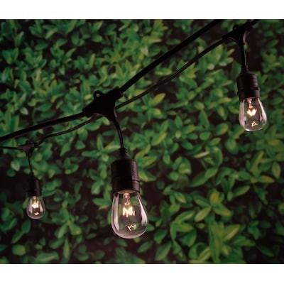 Portfolio 24-ft 12-Light (No Shade) Plug White Outdoor Incandescent String Lights Lowes.com | Lowe's