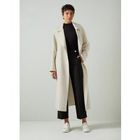 Anderson Cream Double-Faced Wool Coat, Cream | L.K. Bennett (UK)