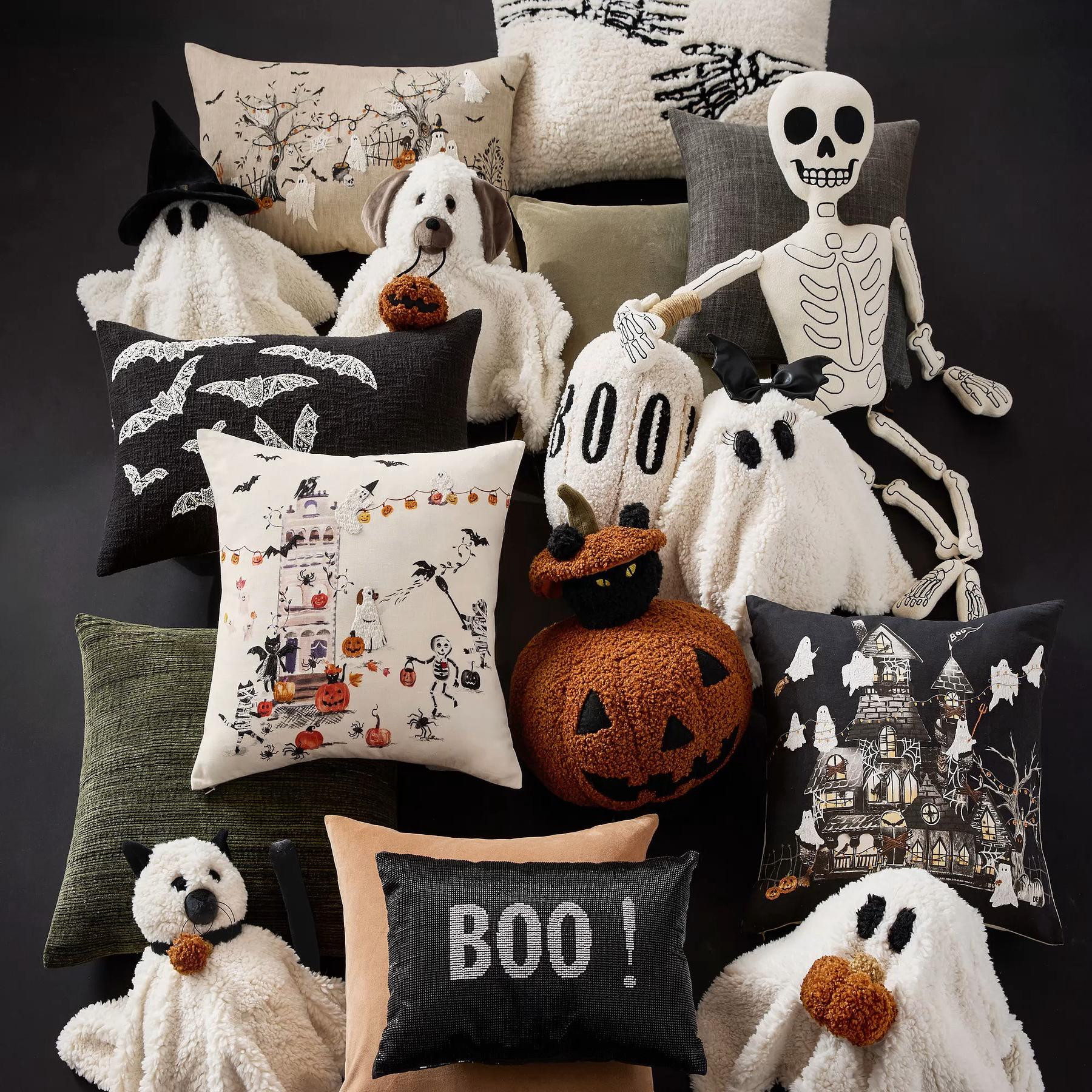 These Pottery Barn pillows are giving rich cozy Halloween energy 😭🕯️ from embroidered spiderwebs to luxe velvet textures… it’s all so chic.

#potterybarnstyle #cozyspooky #halloweenvibes #neutraldecor #fallrefresh #ltkhome #decortrends #homegoals #spookycute #cozycorner 

 #LTKSeasonal #LTKHome #LTKSaleAlert
