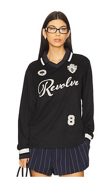 SIXTHREESEVEN Revolve Jersey in Black from Revolve.com | Revolve Clothing (Global)