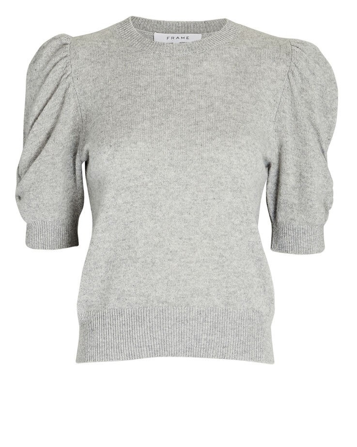 Frankie Cashmere Puff-Sleeve Sweater | INTERMIX
