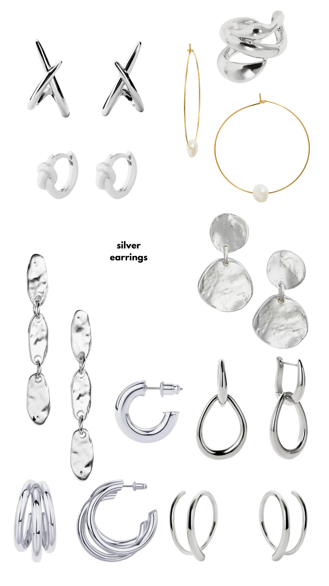 Shopping Cart Wednesday: silver earrings 

 #LTKGiftGuide #LTKFindsUnder100 #LTKStyleTip