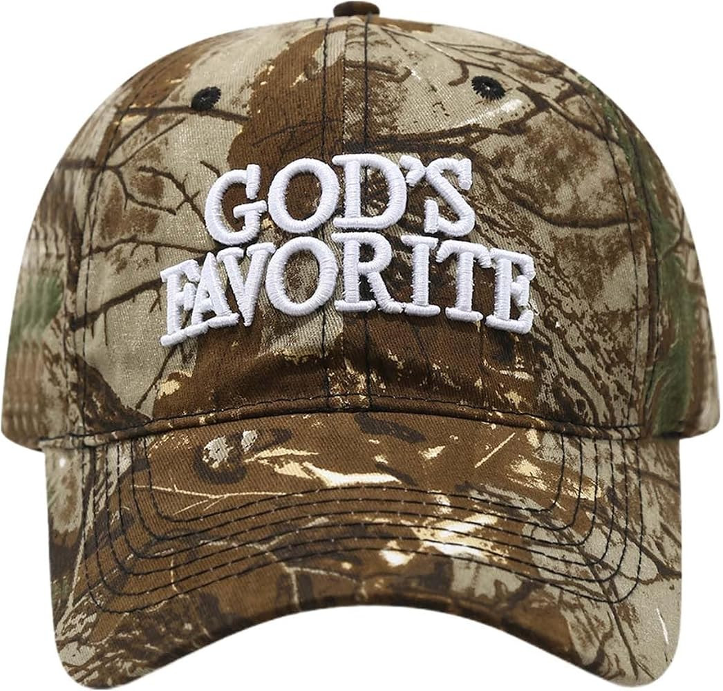 God's Favorite Hat Camouflage Cotton Baseball Cap Women & Men Low Crown Cotton Adjustable Basebal... | Amazon (US)