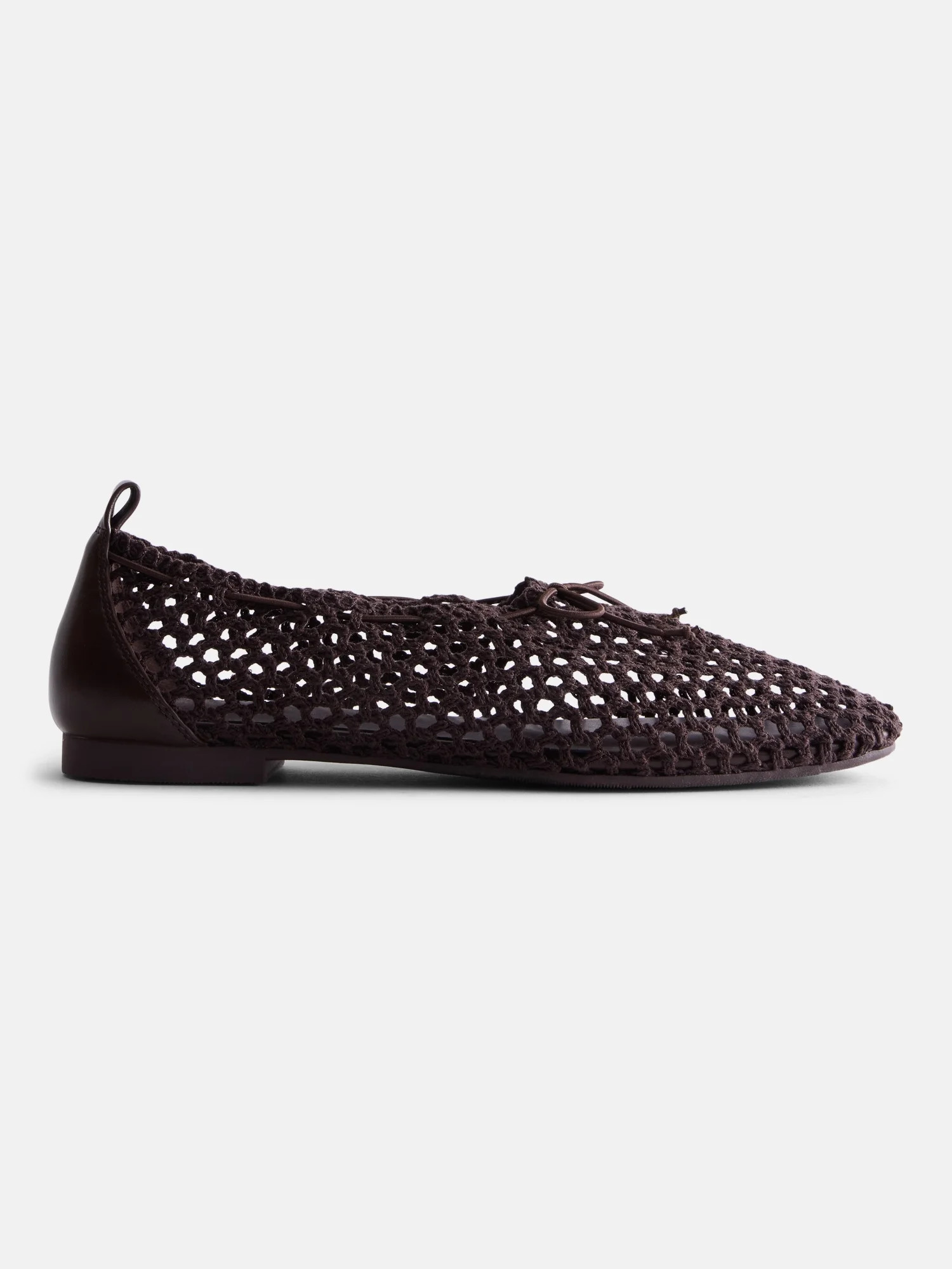 Scenario Women's Knit Bow Ballet Flats | Walmart (US)