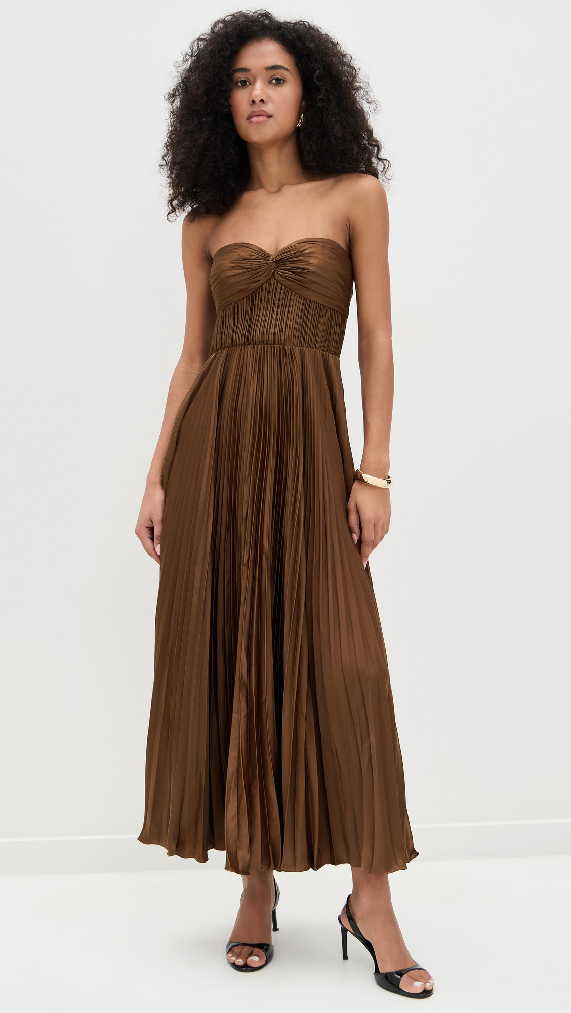 AMUR Belle Dress Nutmeg 6 | Shopbop