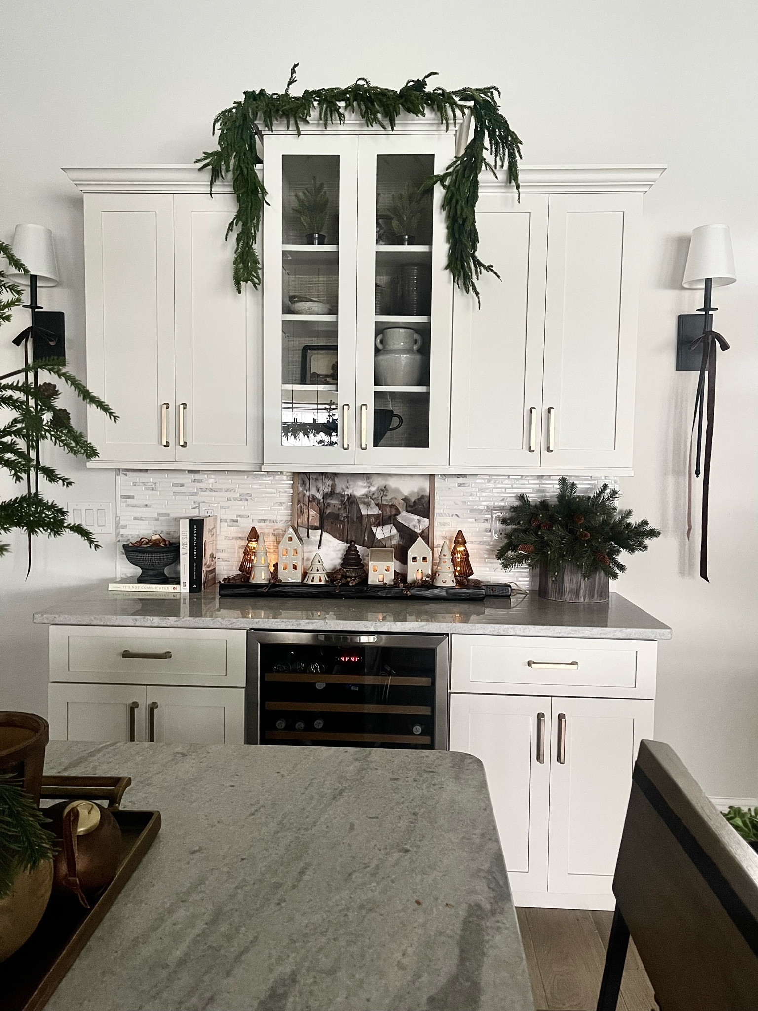 Kitchen Decor
Christmas village, Christmas garland, garland, ceramic village, home decor, Christmas decor, Christmas decorating, holiday decor, pine stems, winter art
#target #collectionprints

#LTKSeasonal #LTKhome #LTKHoliday