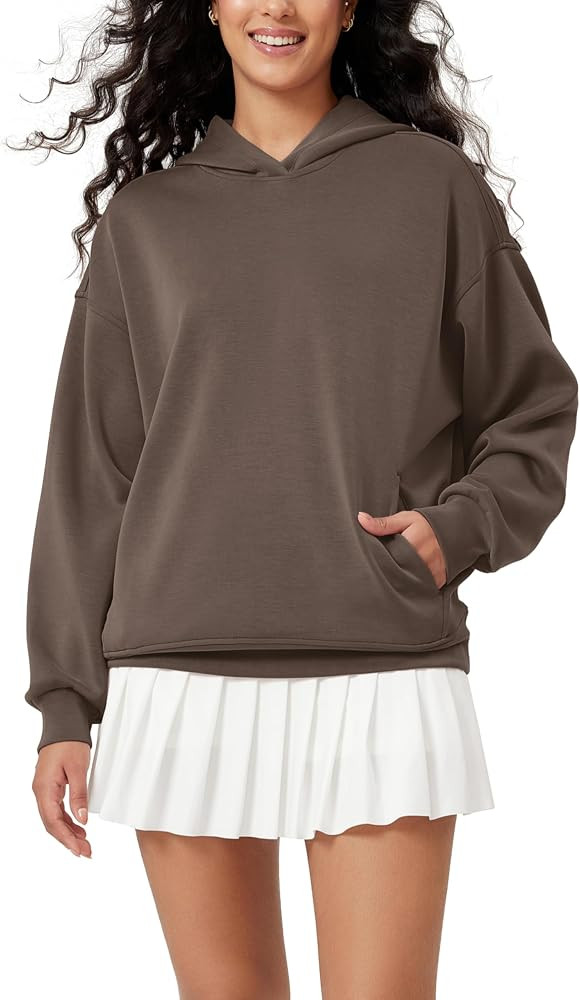 ODODOS Women's Modal Soft Oversized Hoodies Long Sleeve Hooded Sweatshirts Pullover Top with Kang... | Amazon (US)