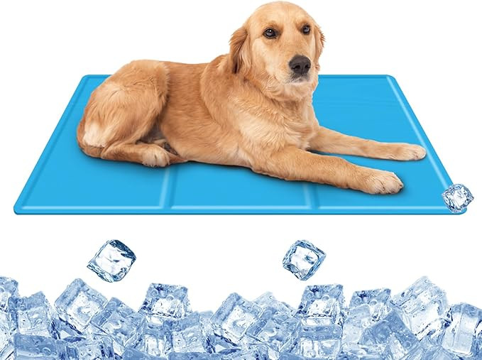 SNMIX Dog & Cat Cooling Mat – Durable Self-Cooling Pet Pad with Non-Toxic Gel, Small 50x40 cm, ... | Amazon (UK)