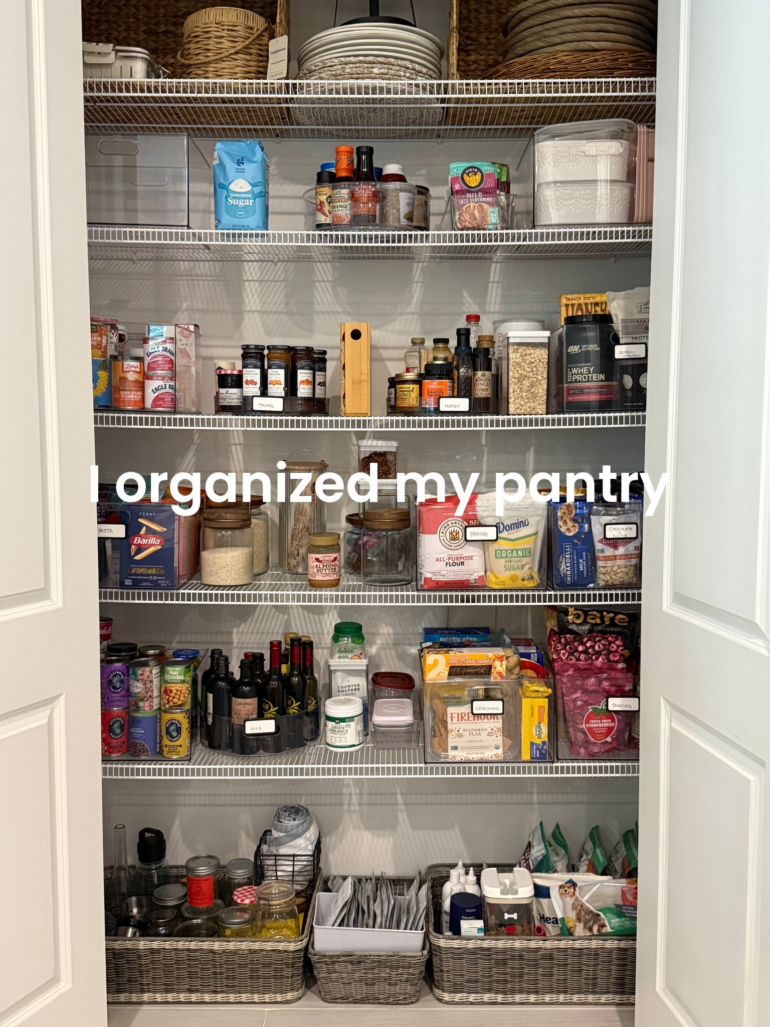 Pantry Organization Ideas + Storage Finds

My pantry was a disaster and I always had a hard time finding items.  So with a few pieces I was able to turn my pantry from disorganized to organized.  The key was the clear bins and lazy Susan’s.  I’ve linked everything I used here 

#LTKU #LTKstorytime #LTKHome