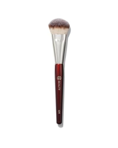 BK BEAUTY BRUSHES - 109 MINI CONTOURED FOUNDATION - Face Brush for Liquid or Cream Foundations - Bronzer, Blush & Highlighter Makeup Brush | Amazon (US)