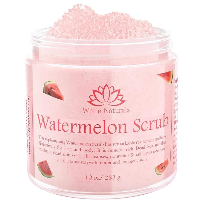 Watermelon Scrub, Exfoliating Bath Body Scrub, Gently Exfoliating Face Scrub for Women with Dead ... | Amazon (US)