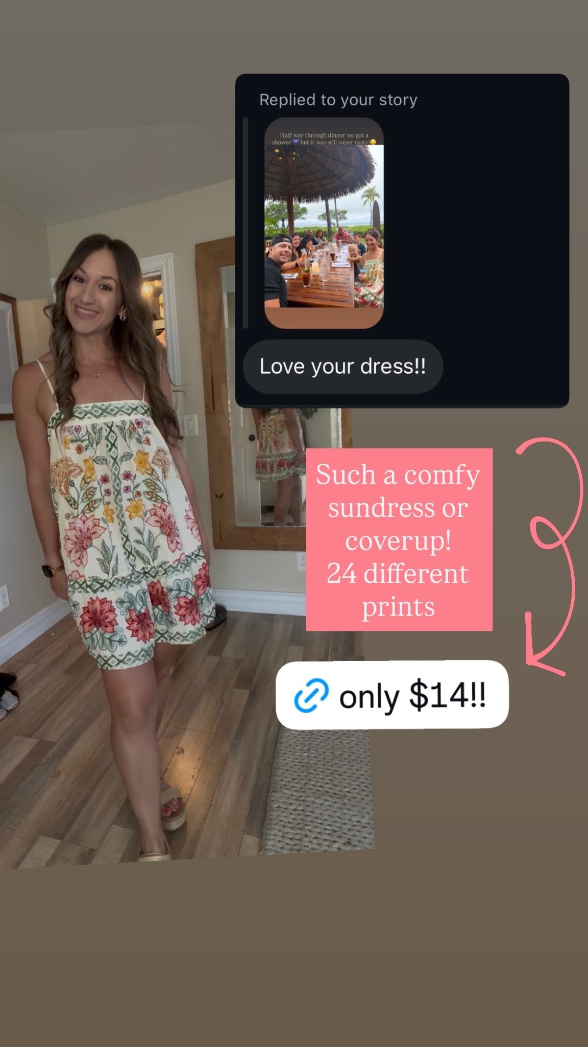 Such a comfy sundress or coverup!
24 different prints