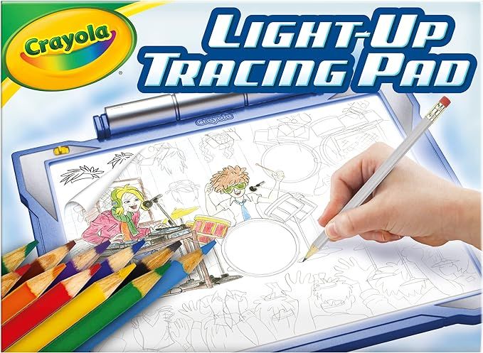 Crayola Light Up Tracing Pad Blue, Drawing Projector for Kids, Gift for Boys & Girls, Toys, Ages ... | Amazon (US)