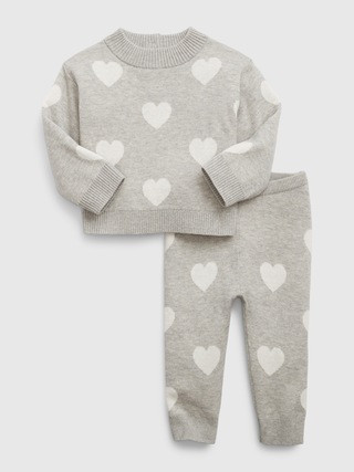 Baby Heart Sweater Set | Gap (US)